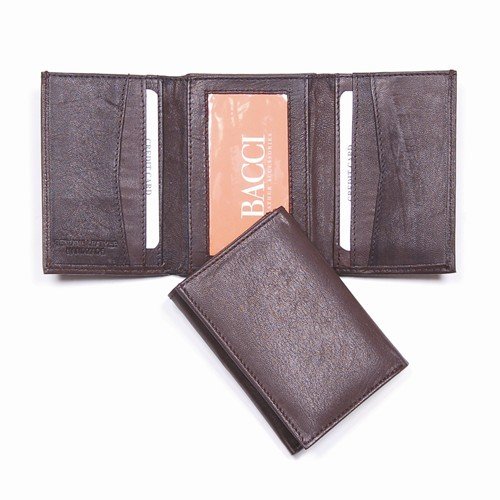 Brown Super Slim Trifold Wallet Brown Super Slim Trifold Wallet