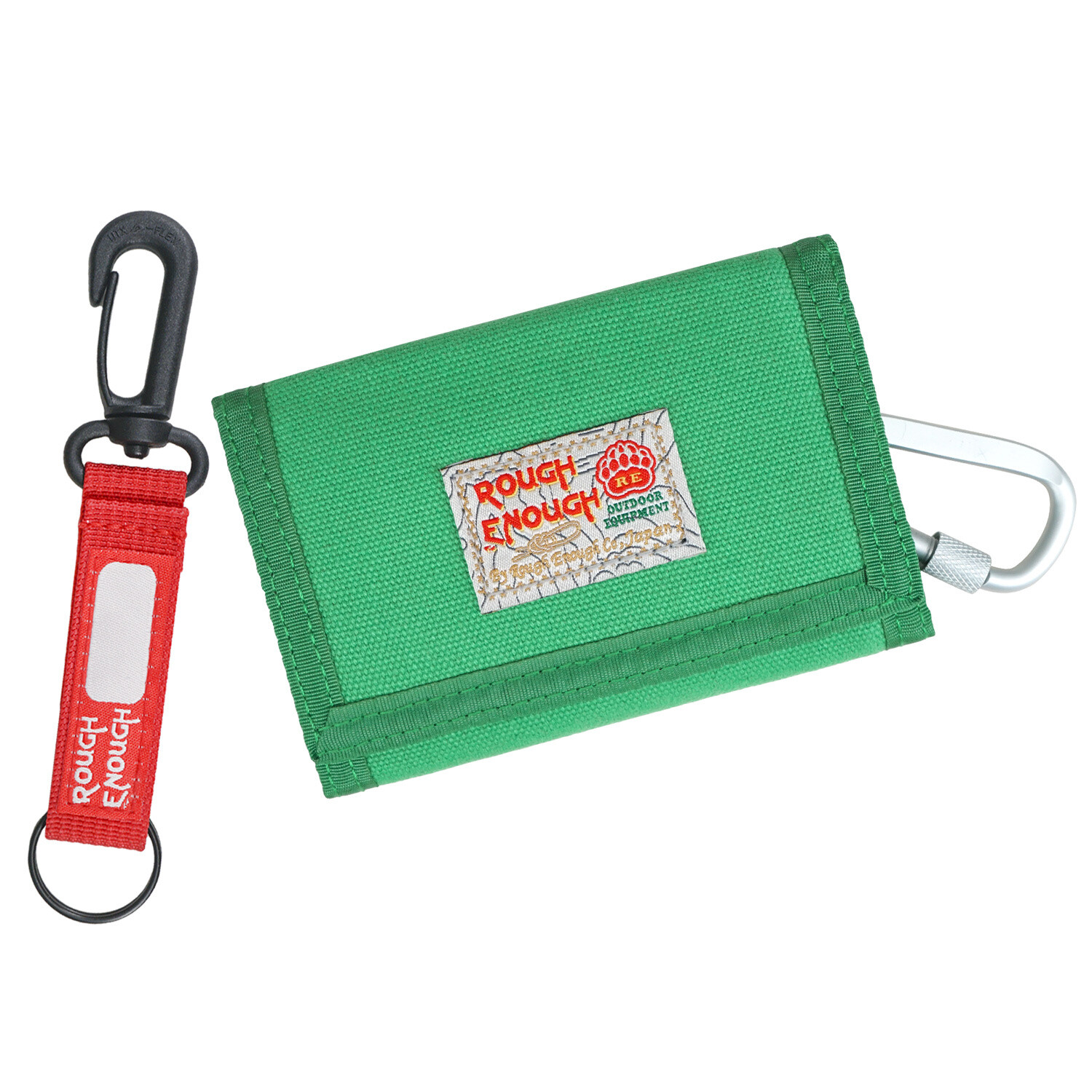 Rough Enough Camo Wallet For Men & Teens - Zipper Lanyard Wallet With Key Ring