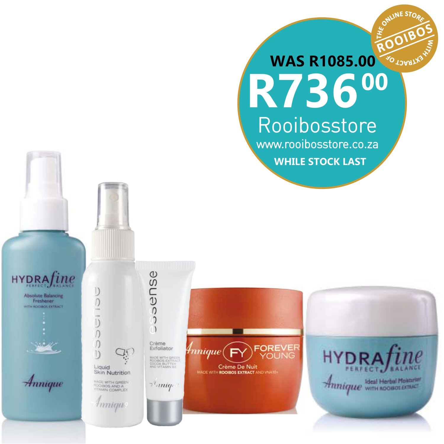 Purchase the Annique RooibosStore Normal Skin Care Promotion and SAVE R349