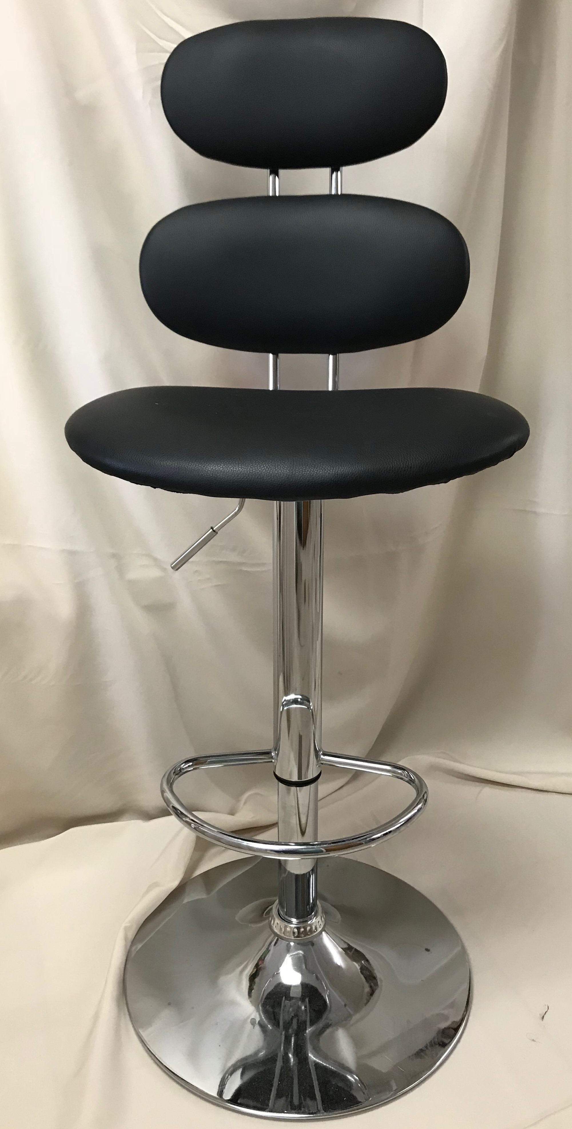 Bar Stool With Back Adjustable Height 00987