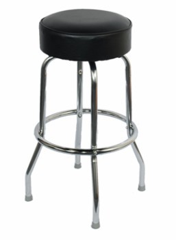 Bar Stool Black Chrome 00153