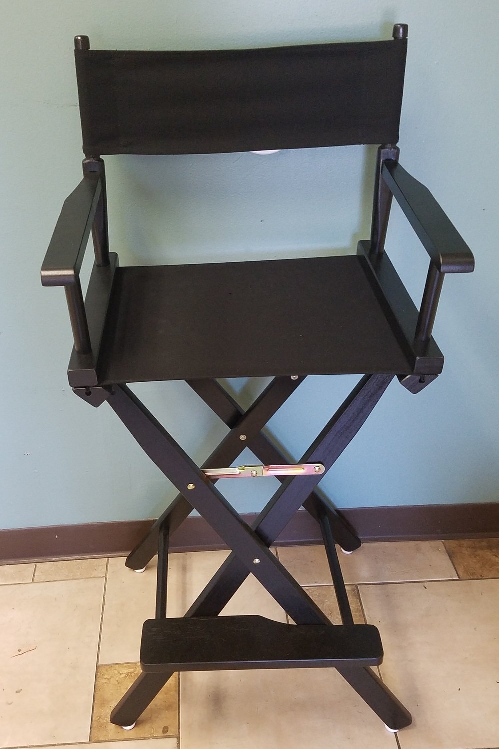Directors Chairs Bar Height Black