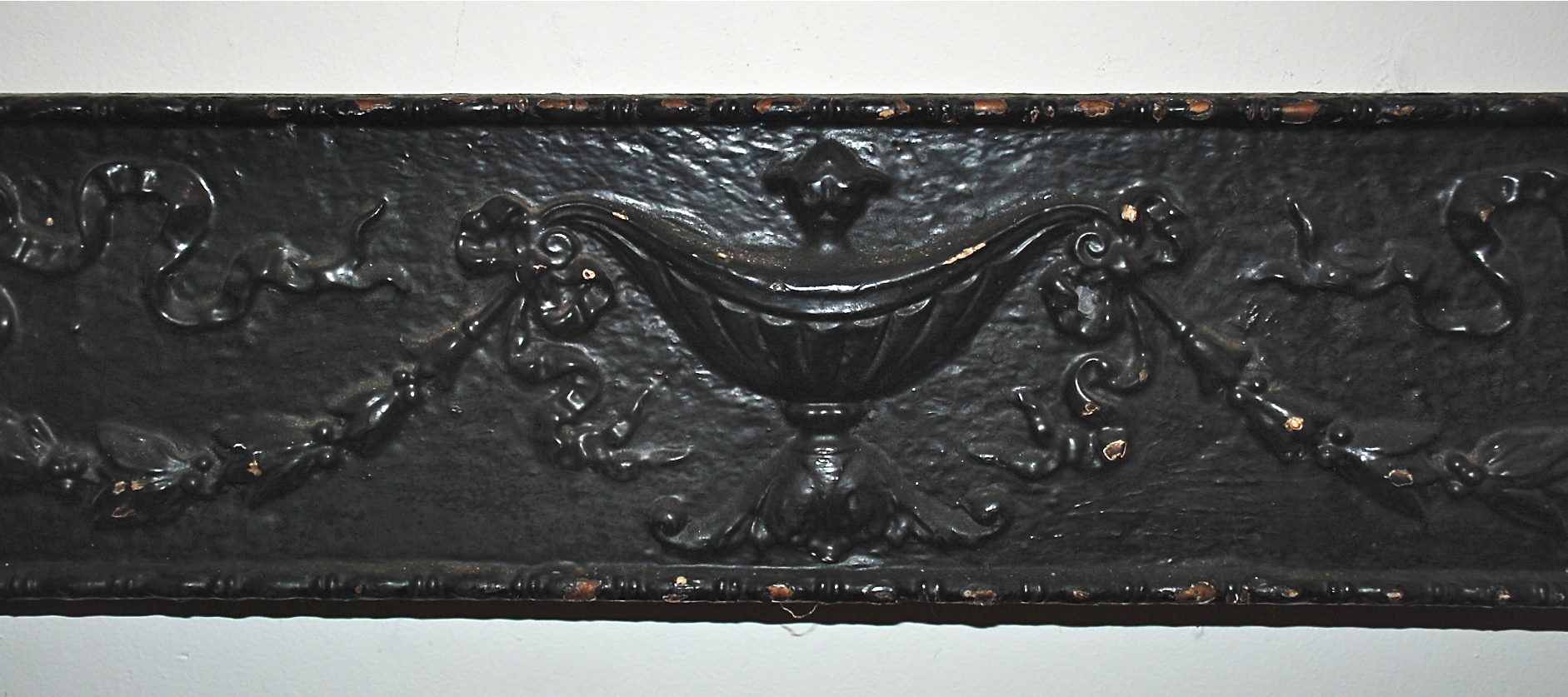 Antique Cast Iron Fireplace Surround
