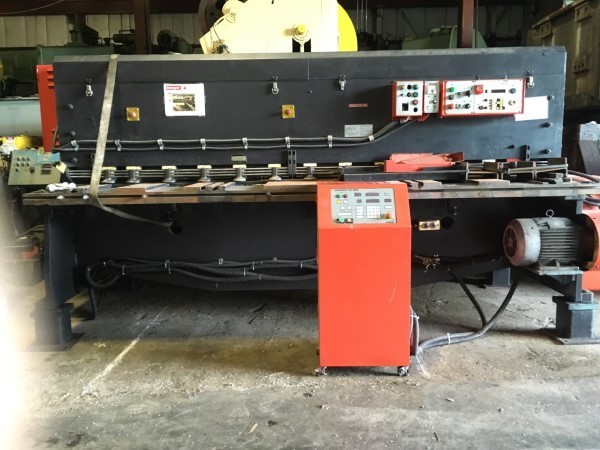 1 – USED 10’ X ¼” AMADA NC MECHANICAL SQUARING SHEAR 1 – USED 10’ X ¼” AMADA NC MECHANICAL SQUARING SHEAR