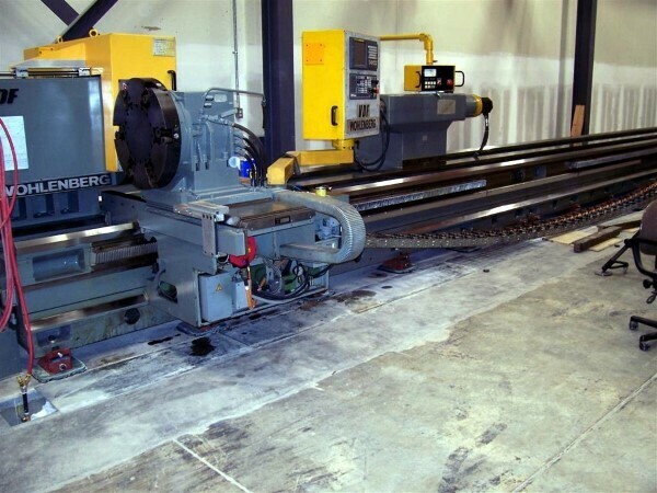 1 - USED 45” X 312” VDF WOHLENBERG CNC 2-AXIS UNIVERSAL LATHE 1 - USED 45” X 312” VDF WOHLENBERG CNC 2-AXIS UNIVERSAL LATHE