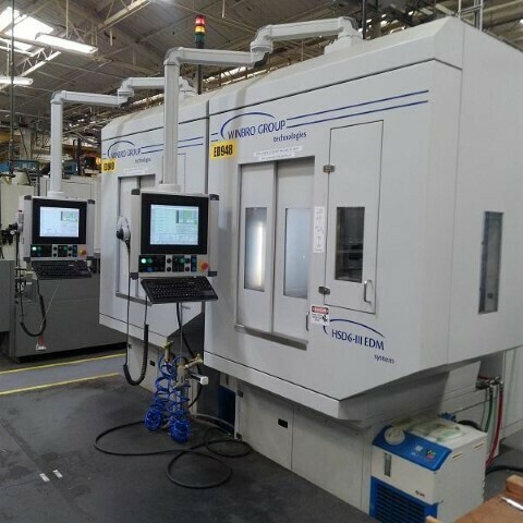 (2) Winbro 6-Axis Edm High Speed Drilling System 