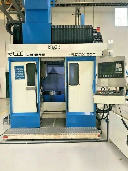 (2) Rivax 800 5-Axis CNC Vertical Machining Centers