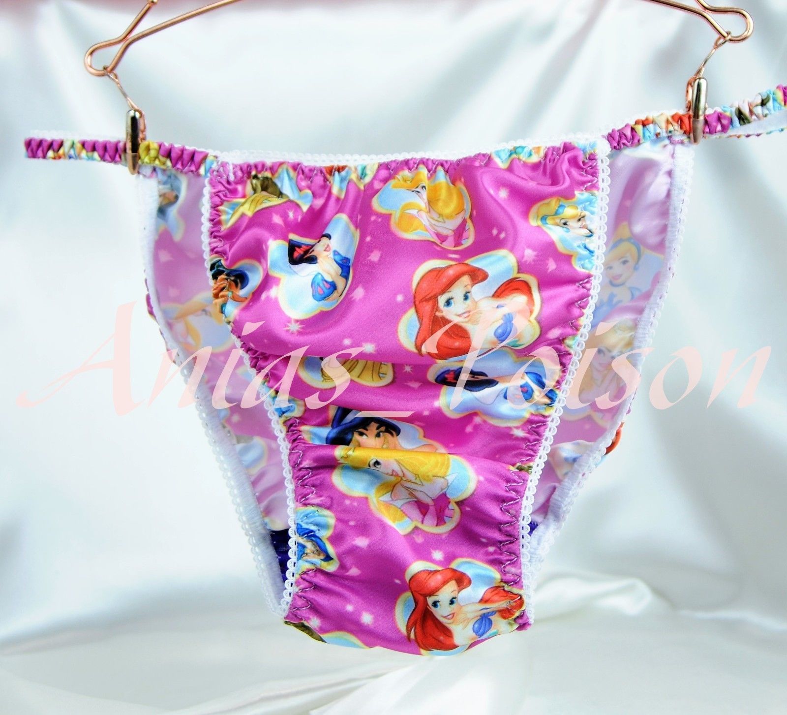 Ania's Poison MANties S - XXL Princess Prints Super Rare 100% polyester string bikini sissy mens underwear panties