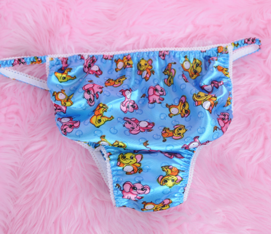 Ania's Poison MANties S - XXL Elephants cartoons Rare 100% polyester string bikini sissy mens underwear panties