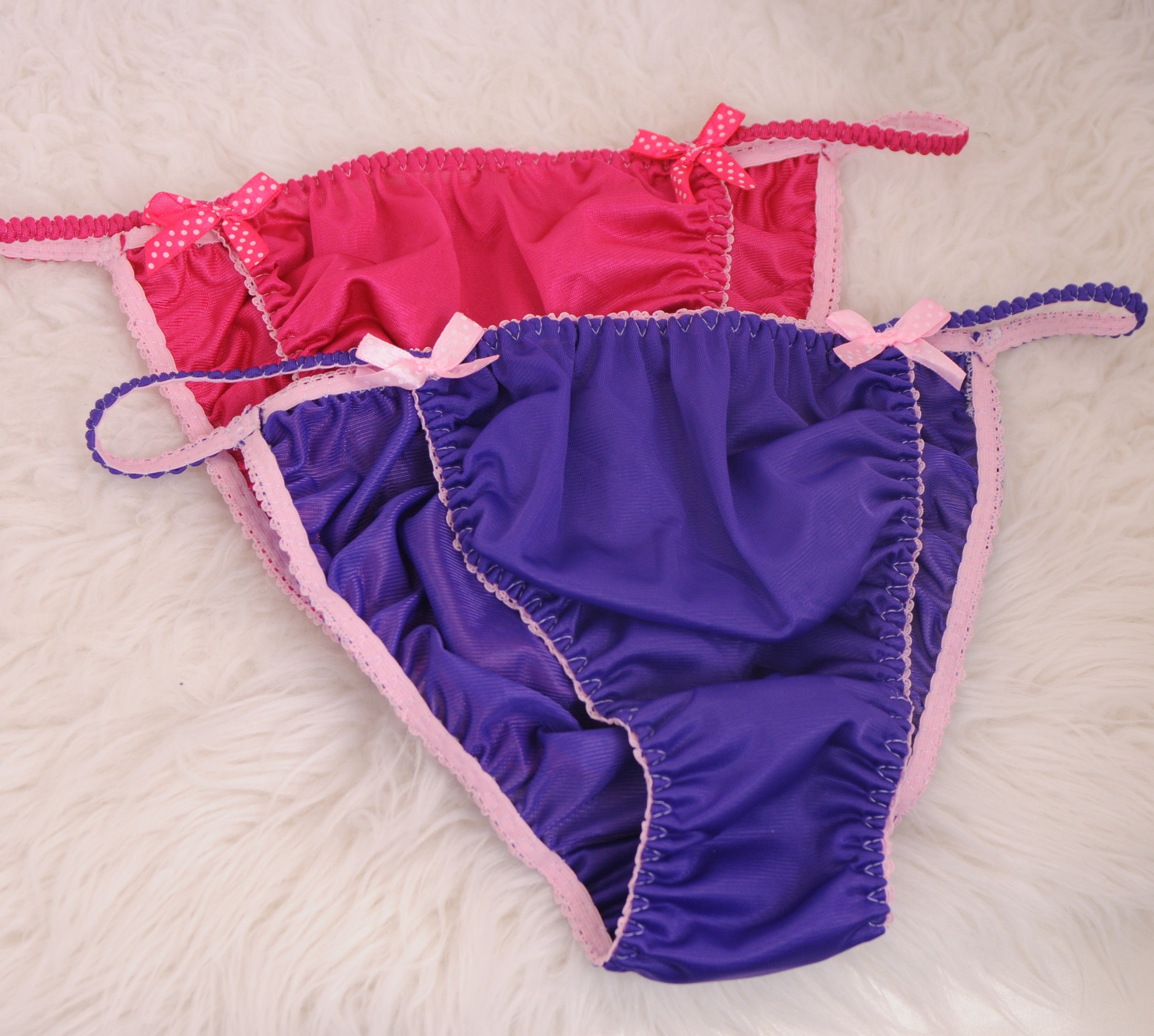 NEW COLORS ADDED!!! Ania's Poison MANties Rare Vintage Style string bikini soft ALL NYLON TRICOT Sissy panties for men S - XXL