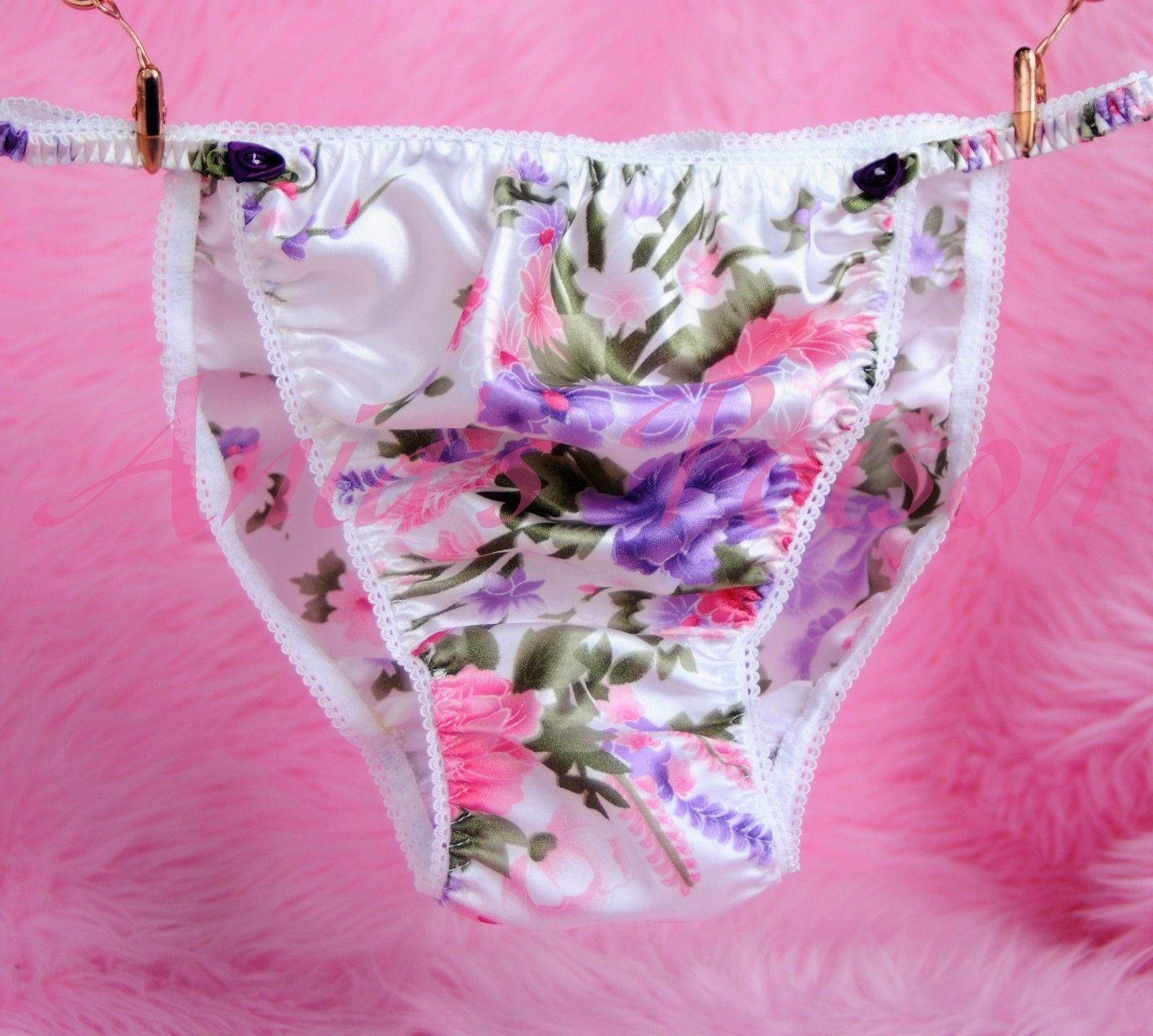 Ania's Poison MANties S - XXL Floral Asian Prints Super Rare 100% polyester string bikini sissy mens underwear panties 00149