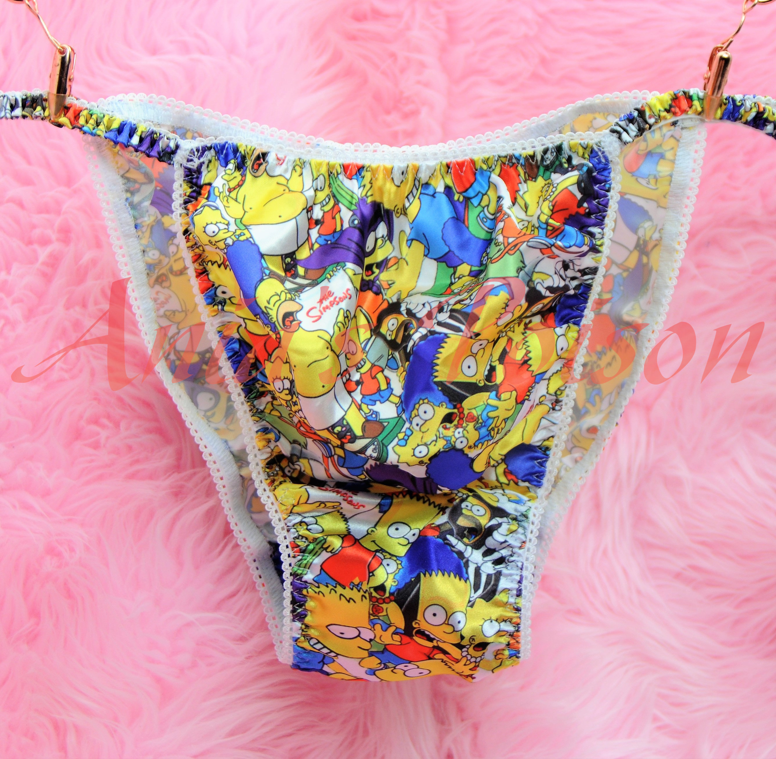 Ania's Poison MANties S - XXL Princess Character Prints Super Rare 100% polyester string bikini sissy mens underwear panties
