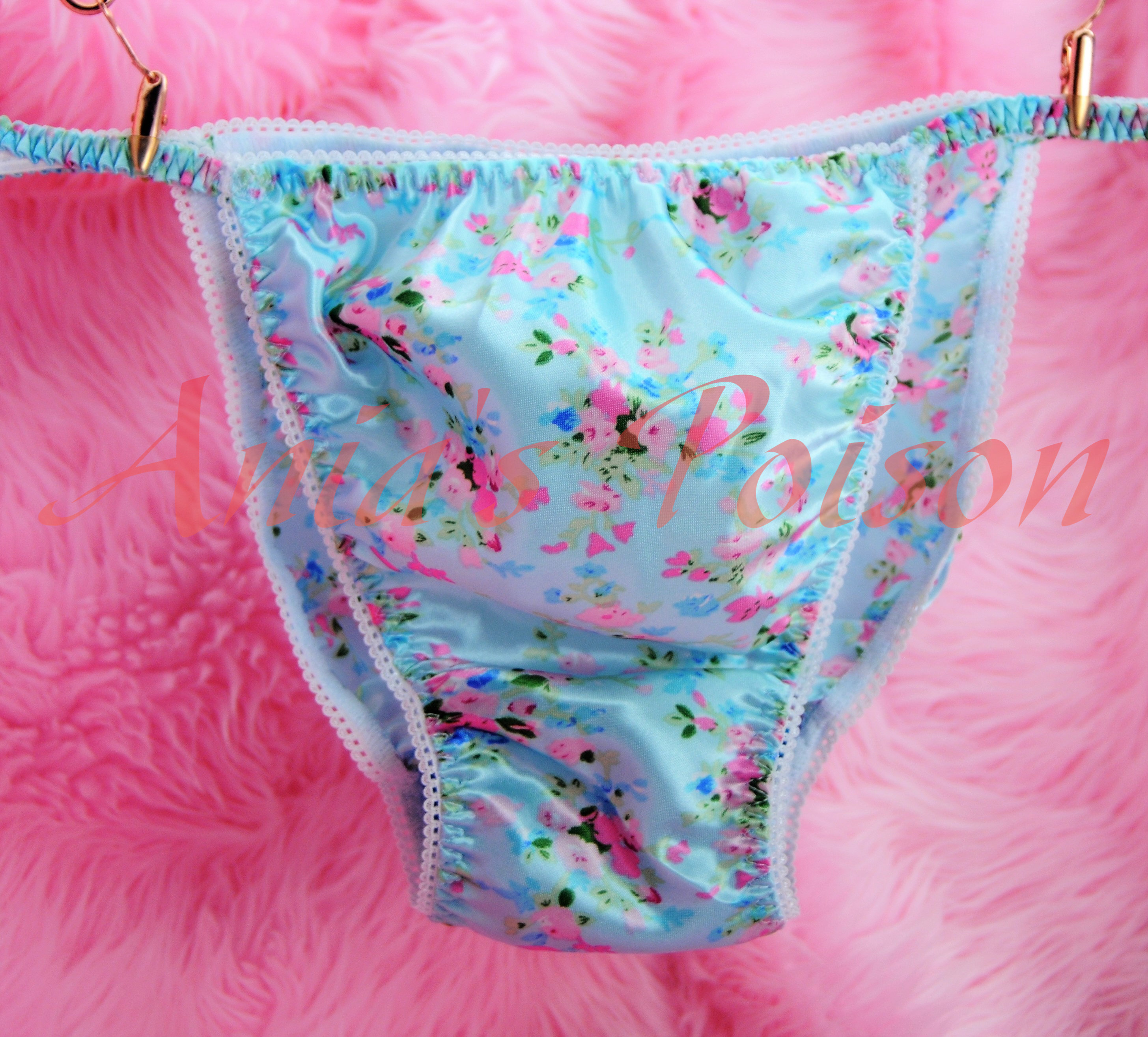 Ania's Poison MANties S - XXL Floral Easter Novelty Prints Super Rare 100% polyester string bikini sissy mens underwear panties