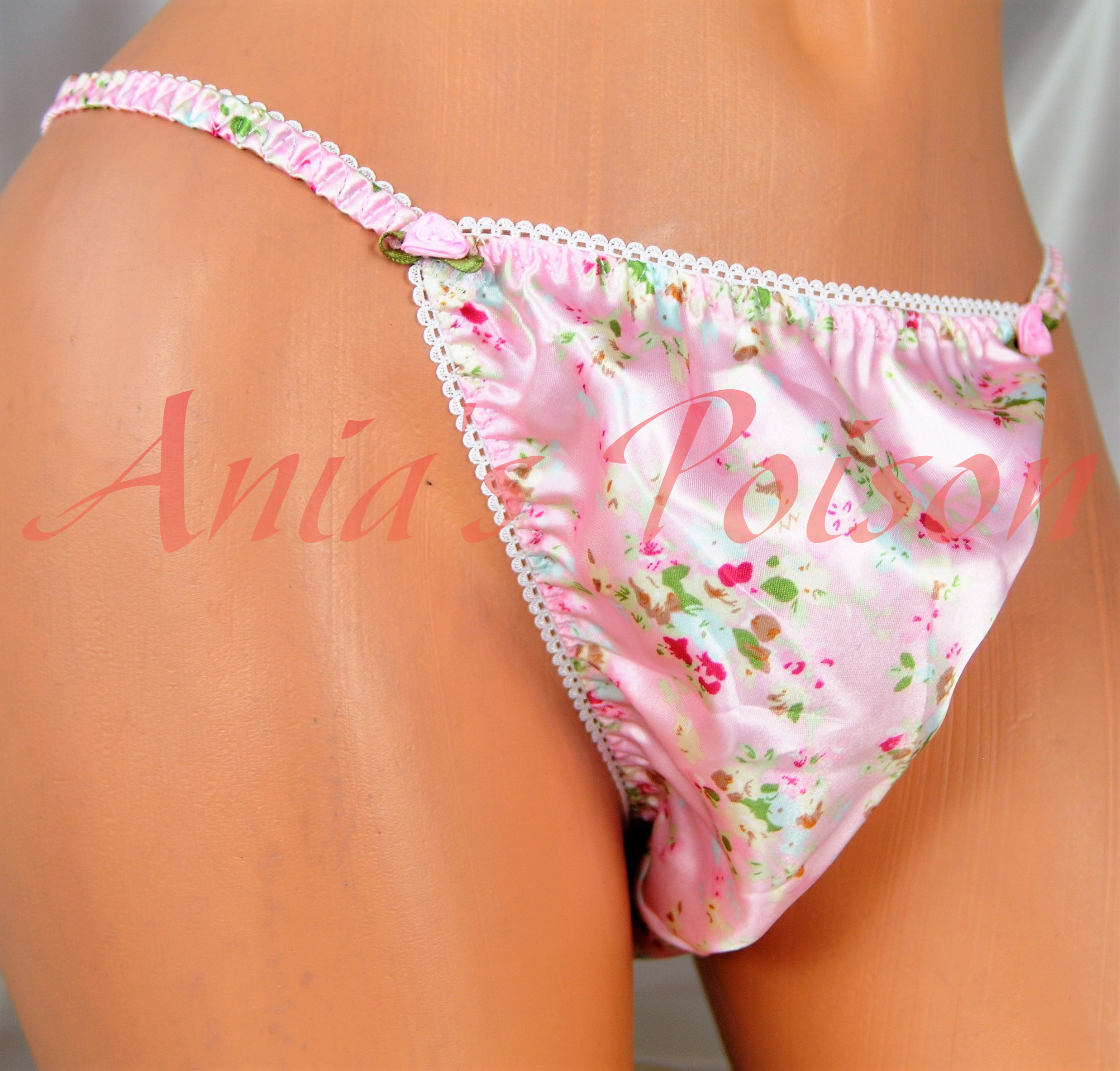 Ania's Poison MANties S - XXL Floral Easter Novelty Prints Super Rare 100% polyester string bikini sissy mens underwear panties