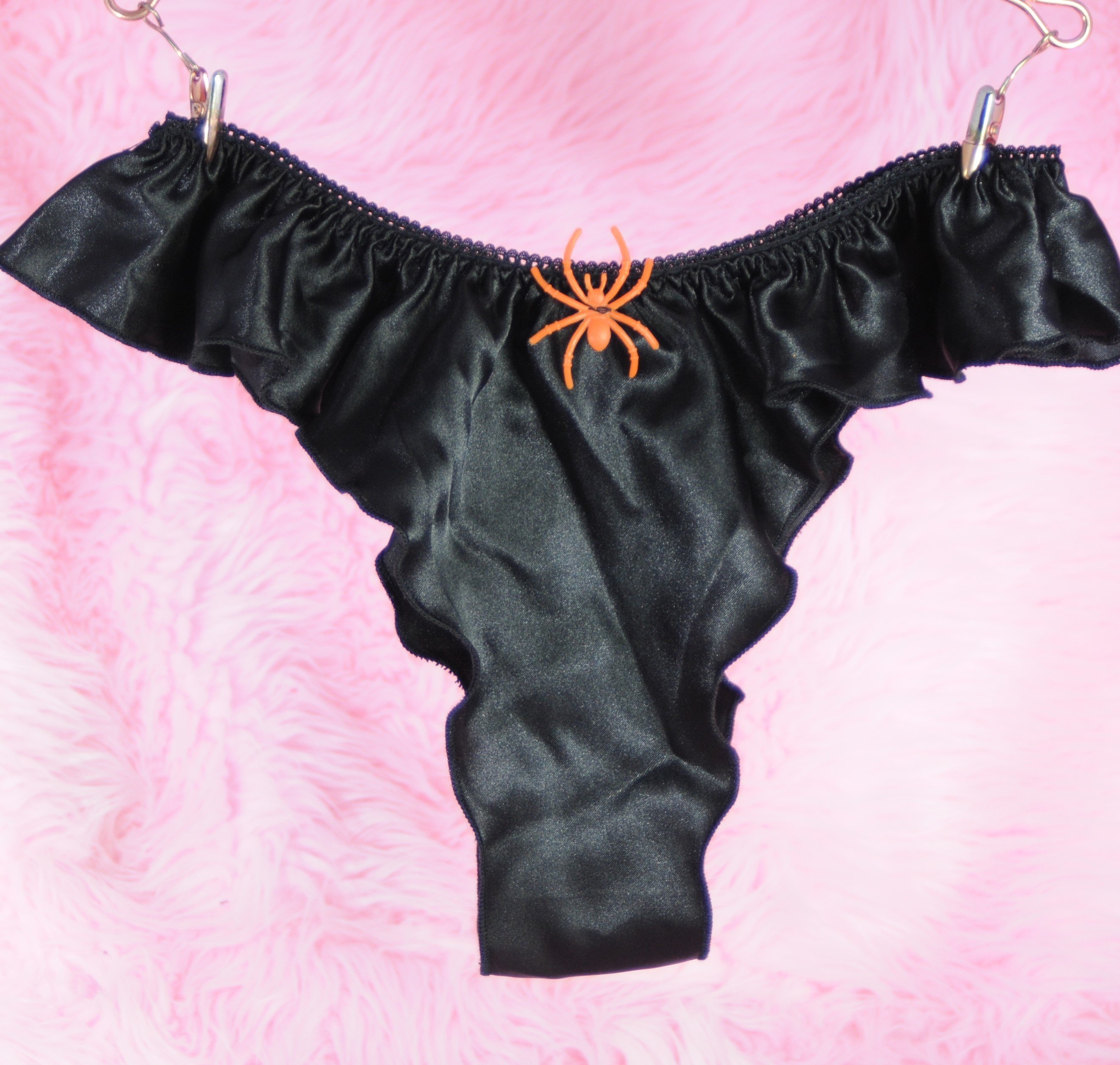 Anias Poison Halloween Gift set 3 pairs of Satin shiny panties in coffin box!