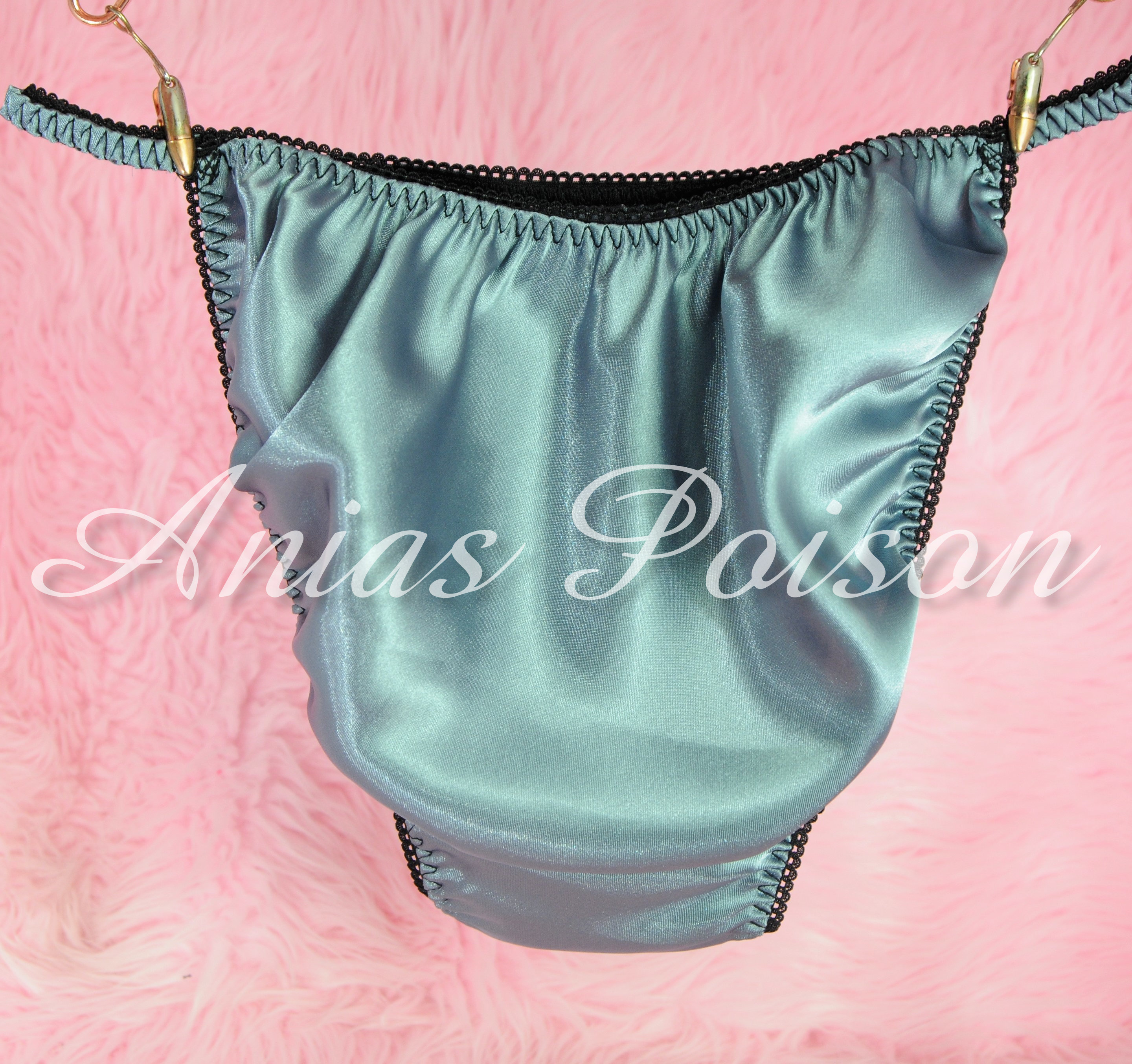 Ania's Poison MANties S - XXL shiny Rare 100% polyester string bikini sissy mens underwear panties