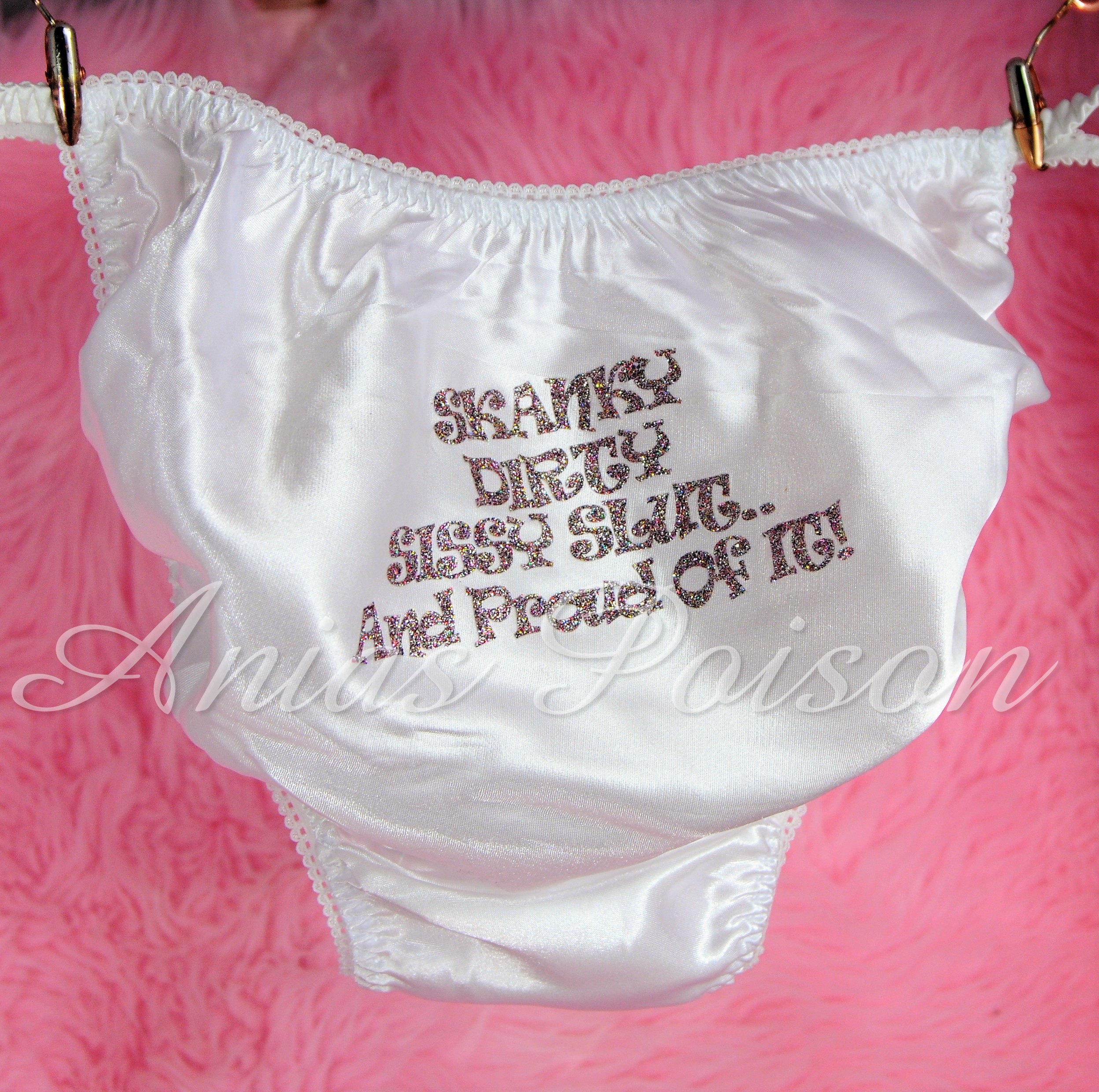 Ania's Poison MANties S - XXL shiny Rare 100% polyester string bikini sissy mens underwear panties