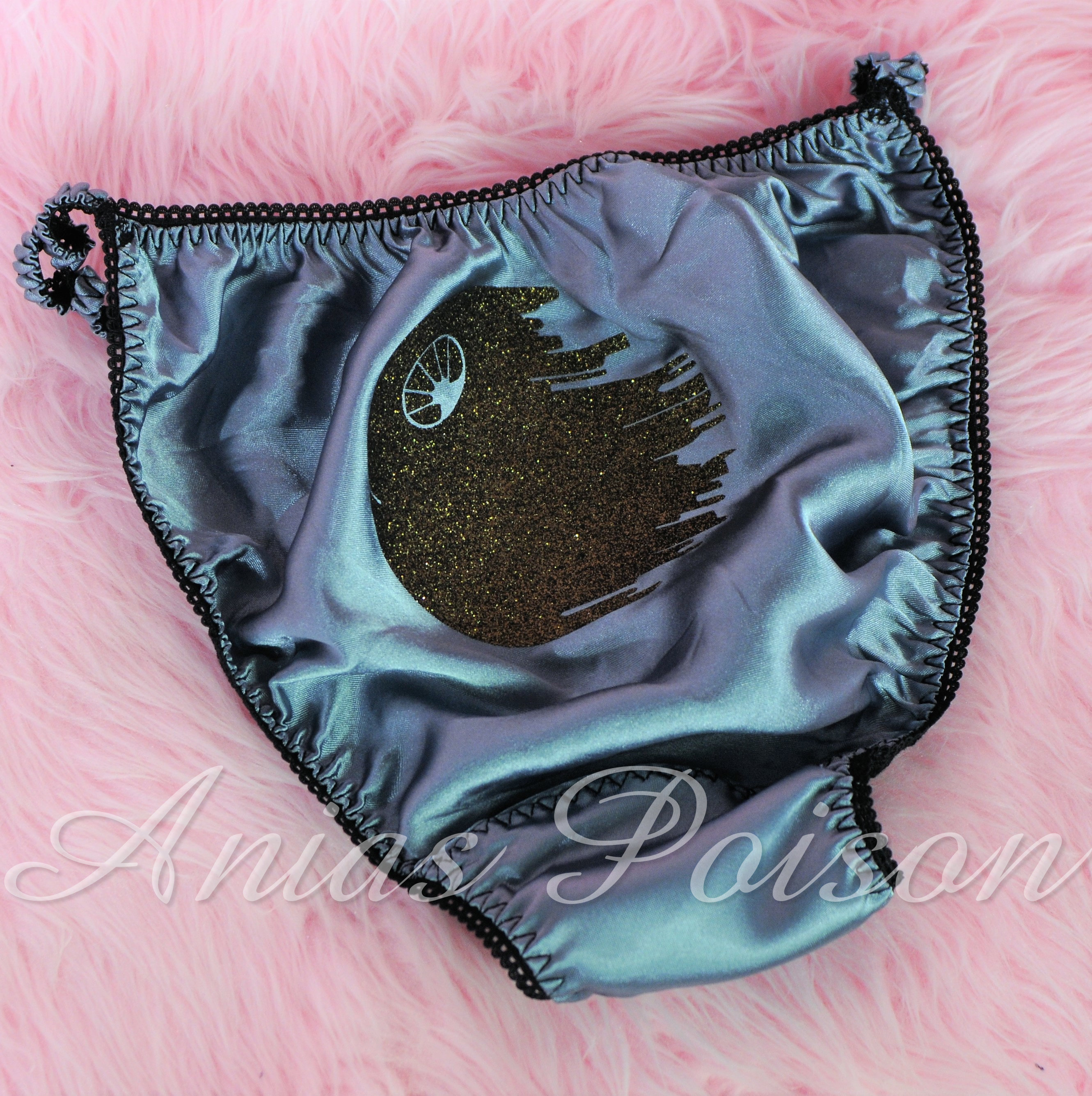 Ania's Poison MANties S - XXL shiny Rare Star OF Death string bikini sissy mens underwear panties 00208
