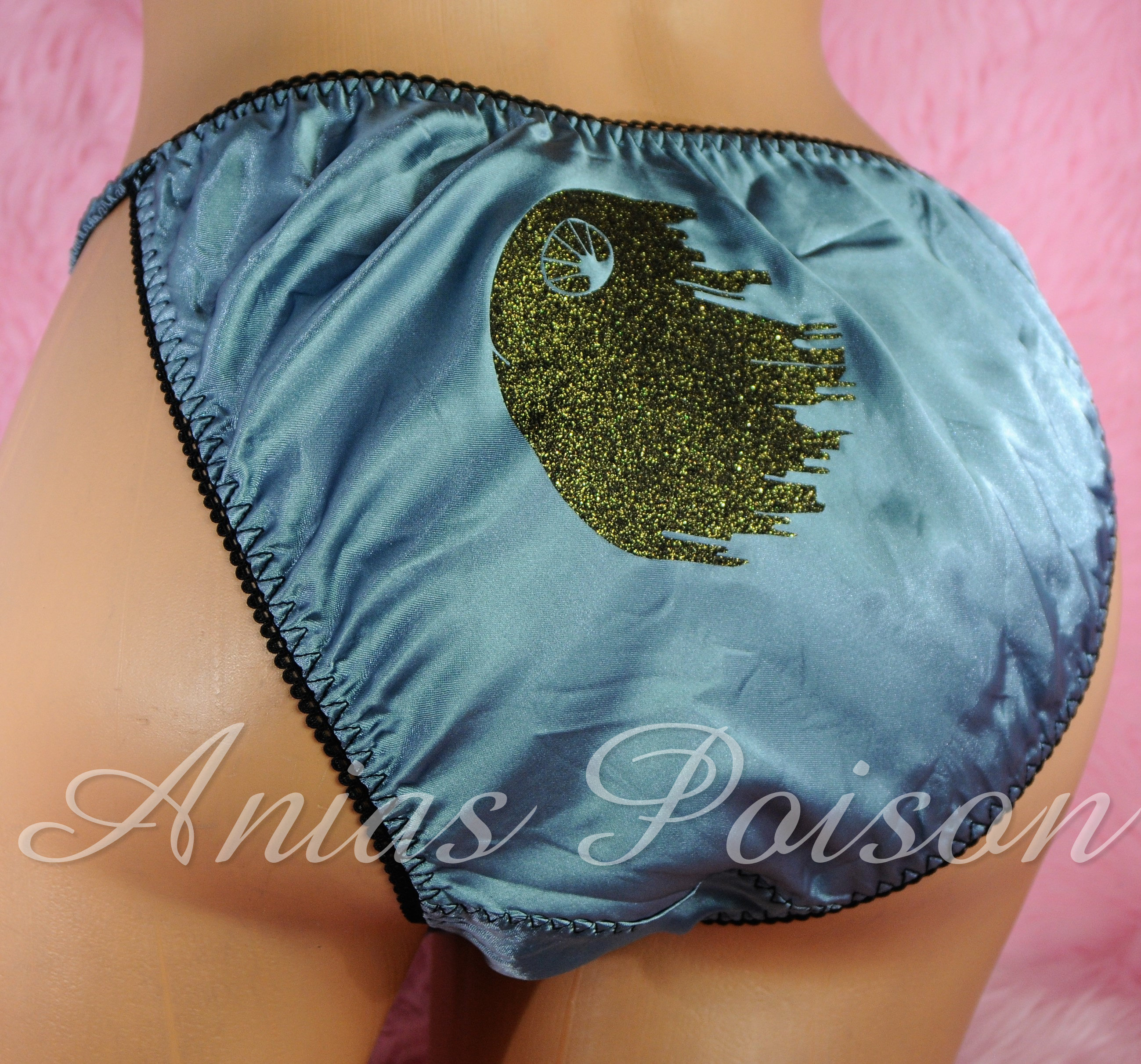 Ania's Poison MANties S - XXL shiny Rare Star OF Death string bikini sissy mens underwear panties