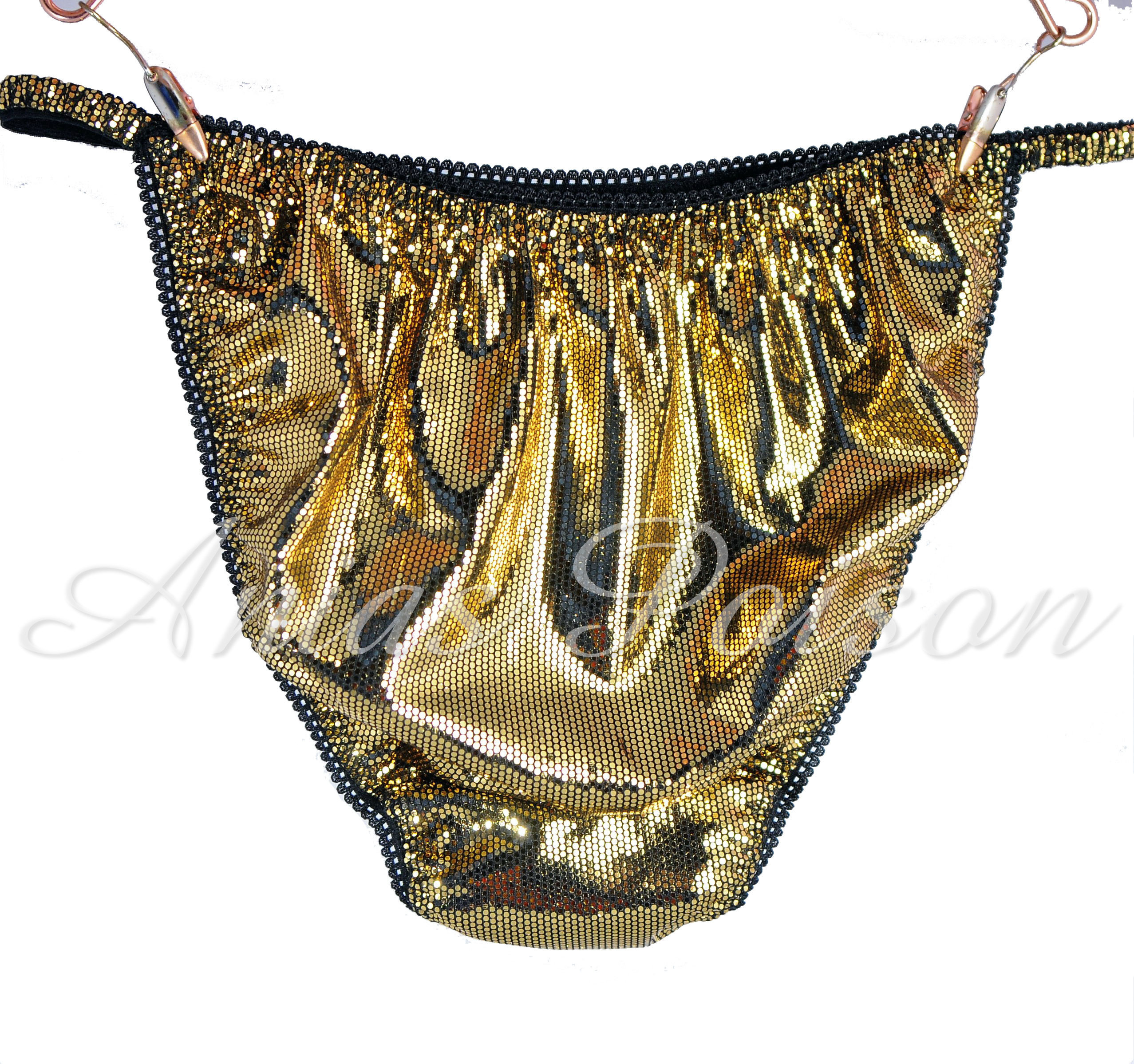 NEW YEARS Holiday Edition Super Sparkle Spandex Stretch 3 colors Sissy mens Panties
