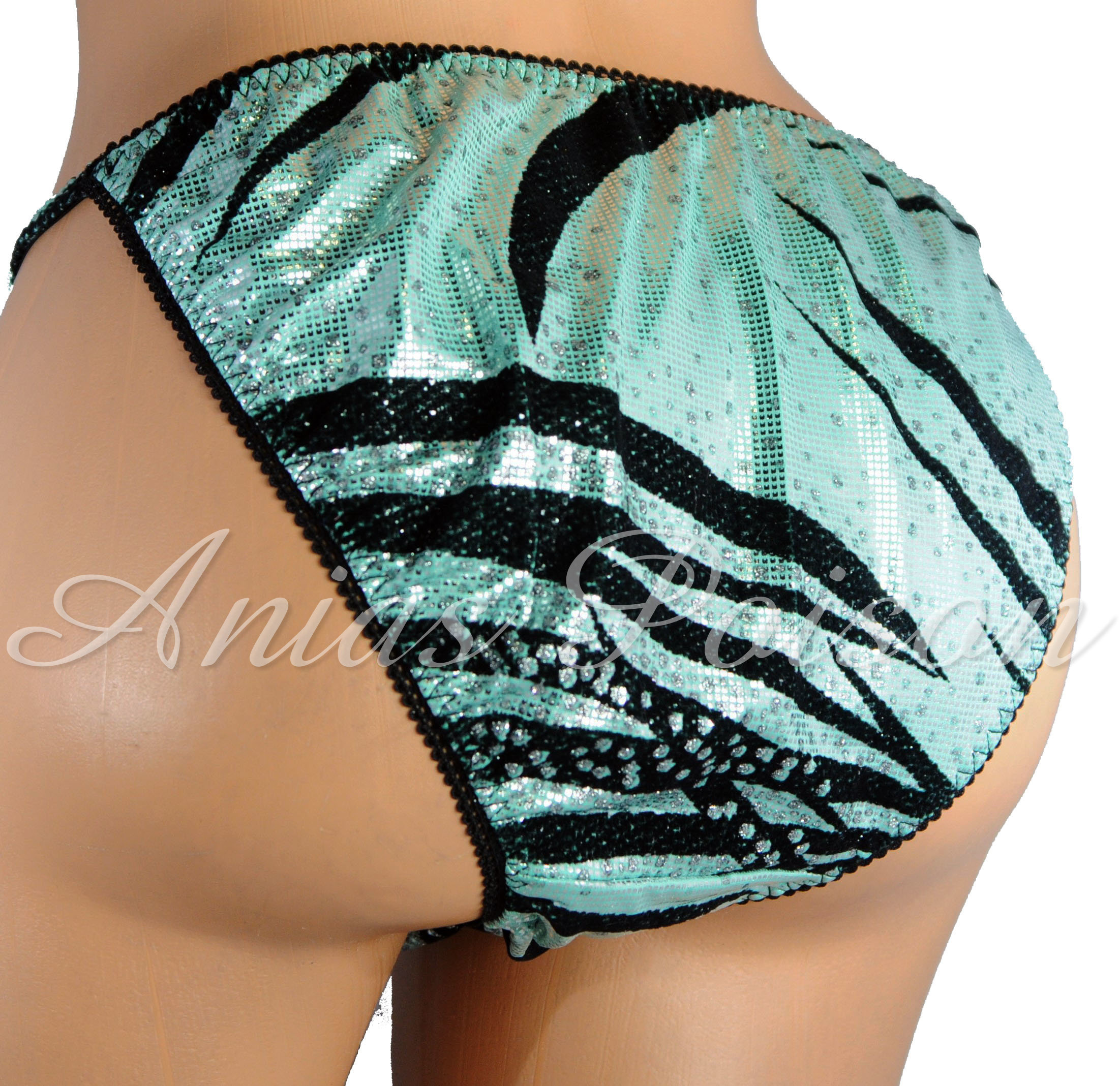 NEW YEARS Holiday Edition Super Sparkle Spandex Stretch 3 colors Sissy mens Panties