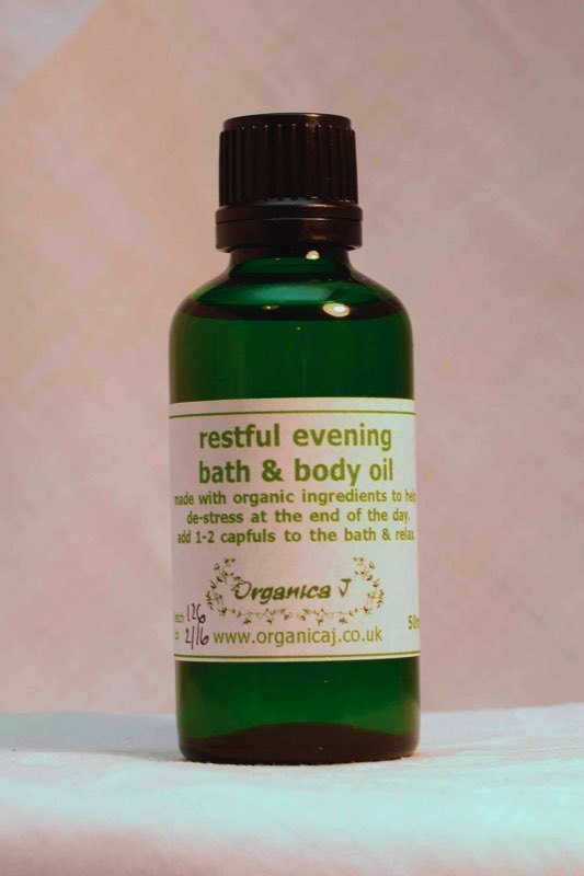 Restful Evening Aromatherapy Bath & Body Oil Restful Evening Aromatherapy Bath & Body Oil
