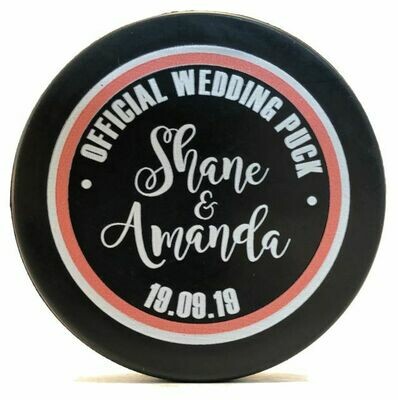 Custom Printed Hockey Pucks - Printed two sides Custom Printed Hockey Pucks - Printed two sides