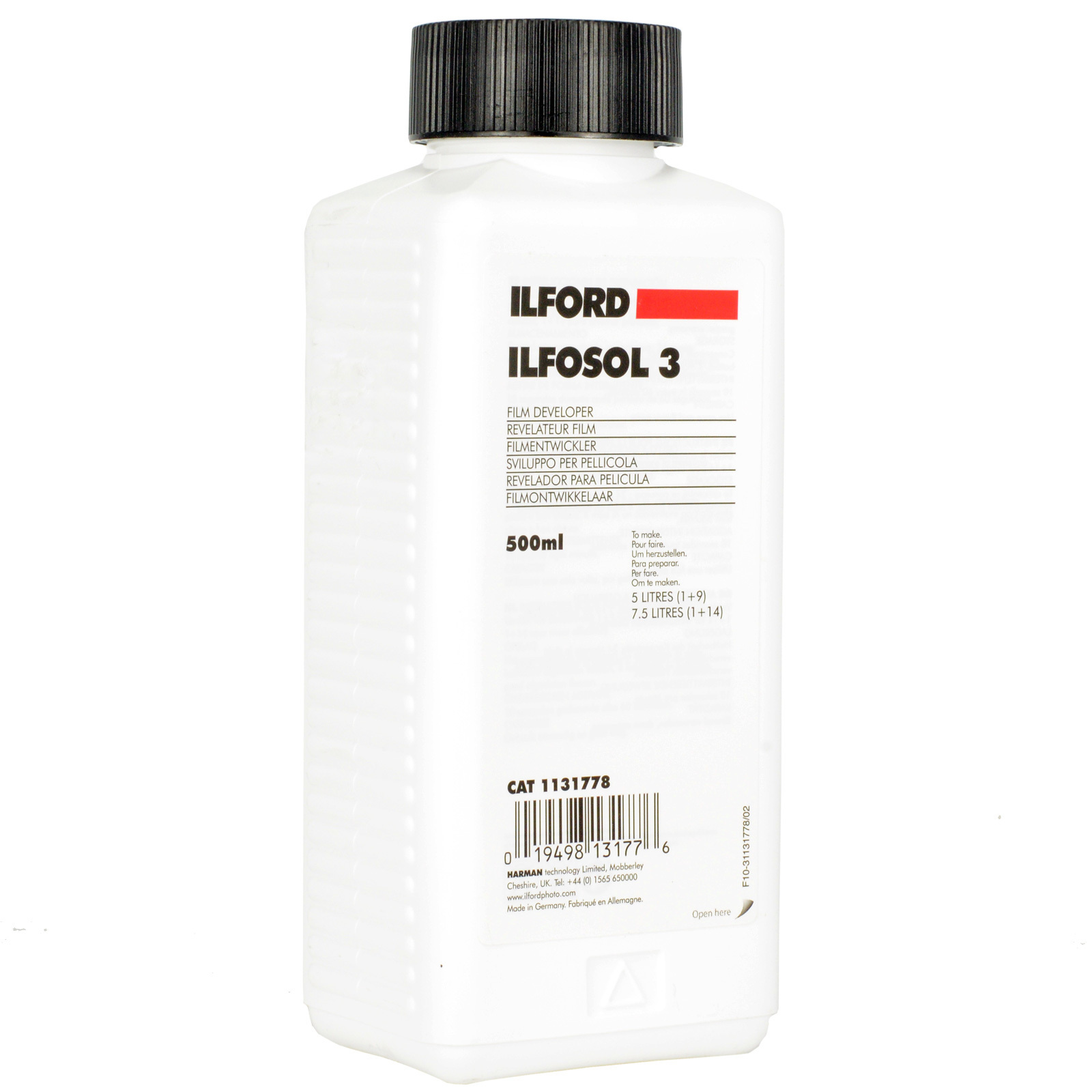 Ilford Ilfosol 3 500мл. chilfosol3500