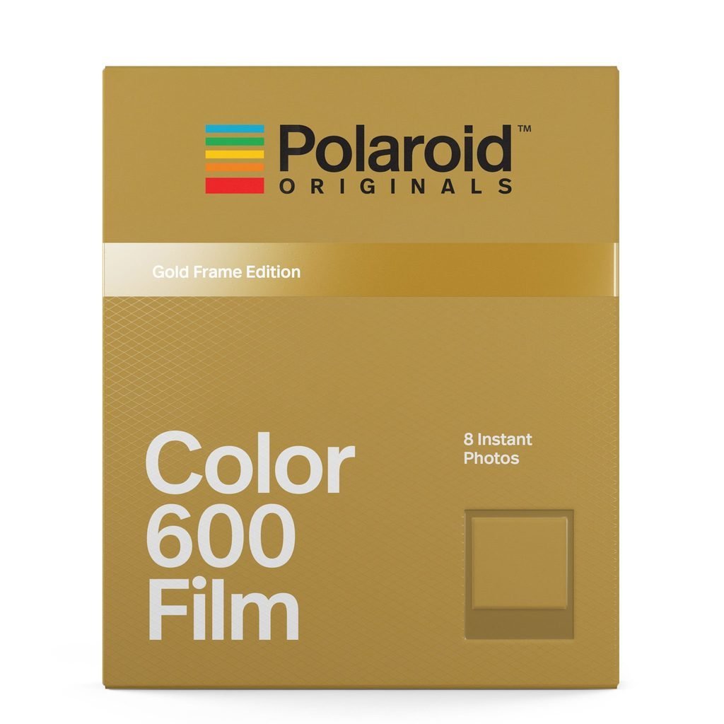 Кассета Polaroid Originals 600 Цветная / Золотая рамка ~ f608pocg