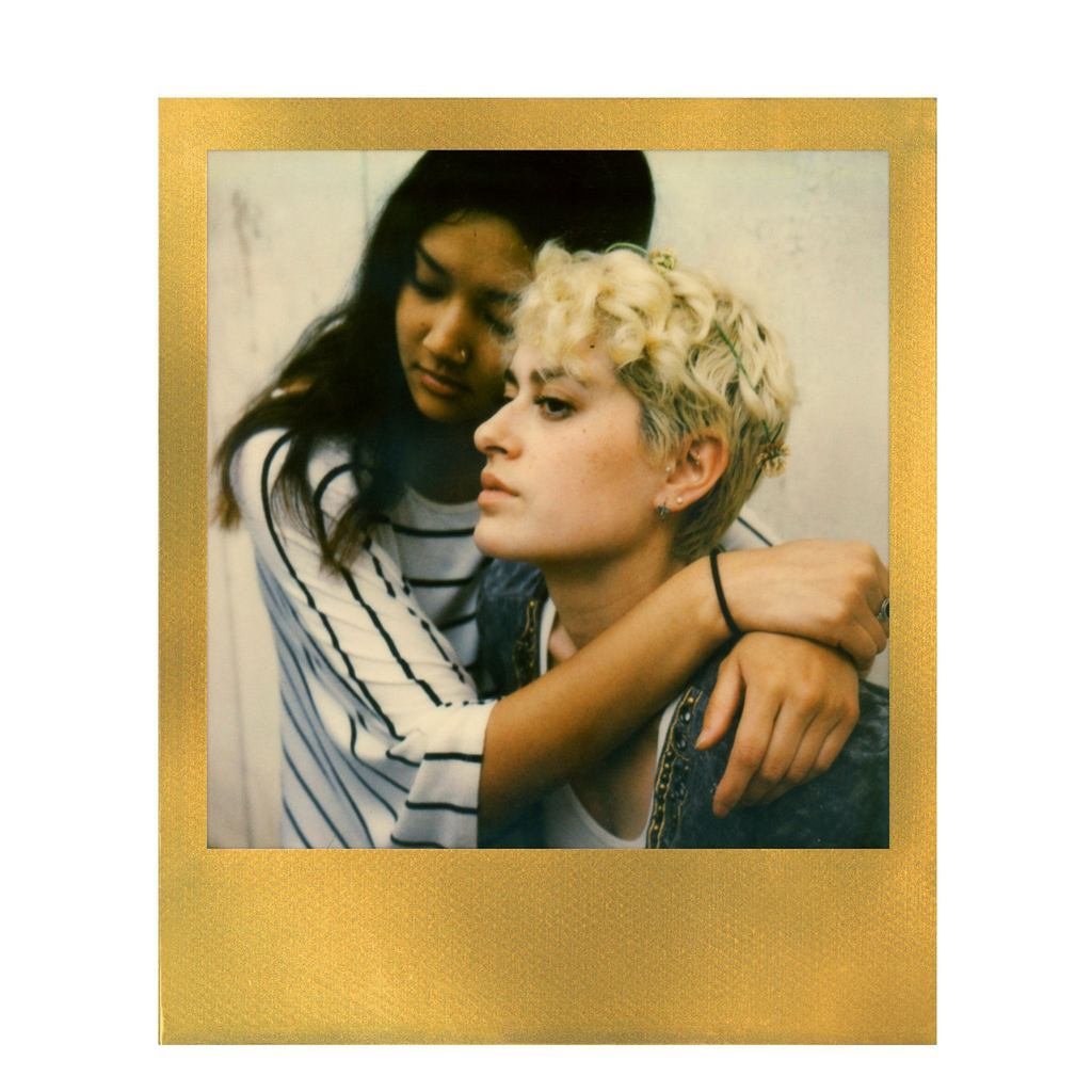 Кассета Polaroid Originals 600 Цветная / Золотая рамка ~