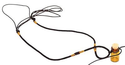 Amber Glass Essential Oil Necklace Amber Glass Essential Oil Necklace