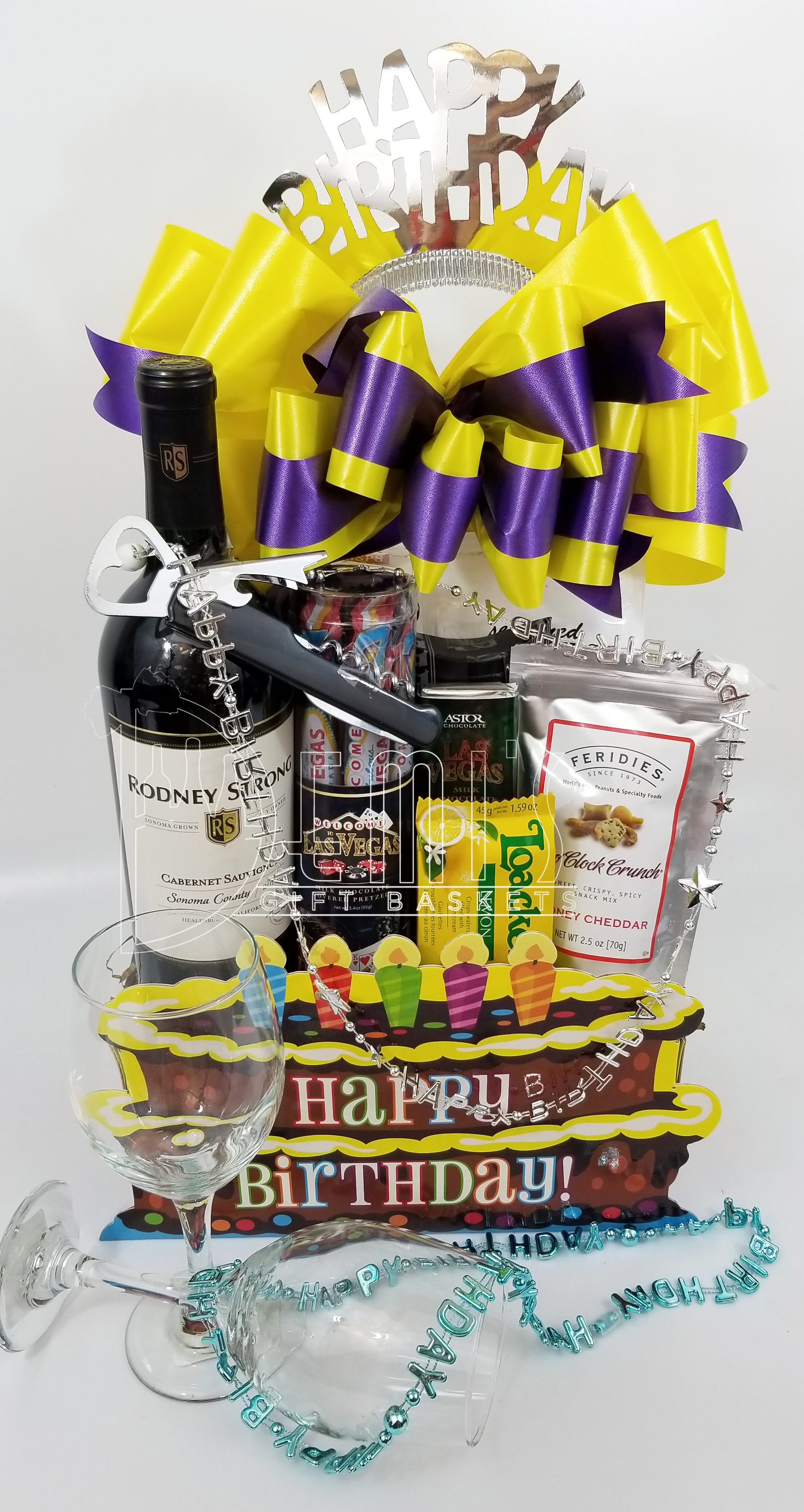 Birthday Wine Snack Box CSS-0015