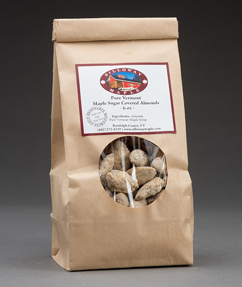 Maple Sugar Coated Almonds 6 ounces 00020