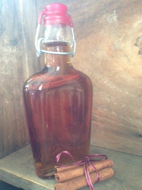 Cinnamon-Infused Maple Syrup 00043