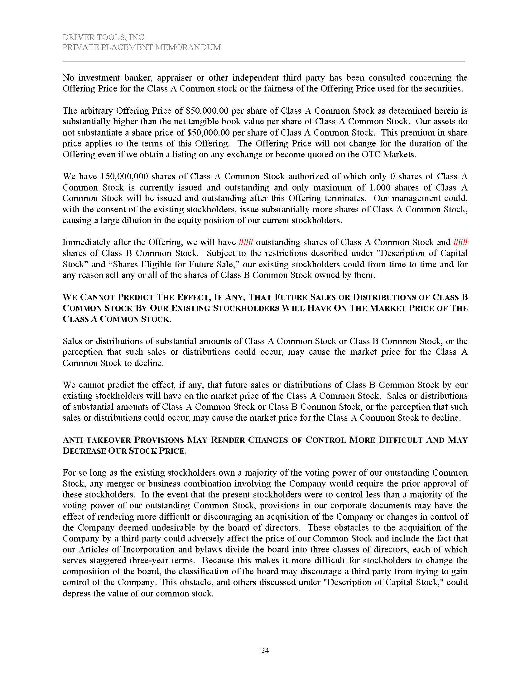 Rule 506(c) Corporate Hedge Fund