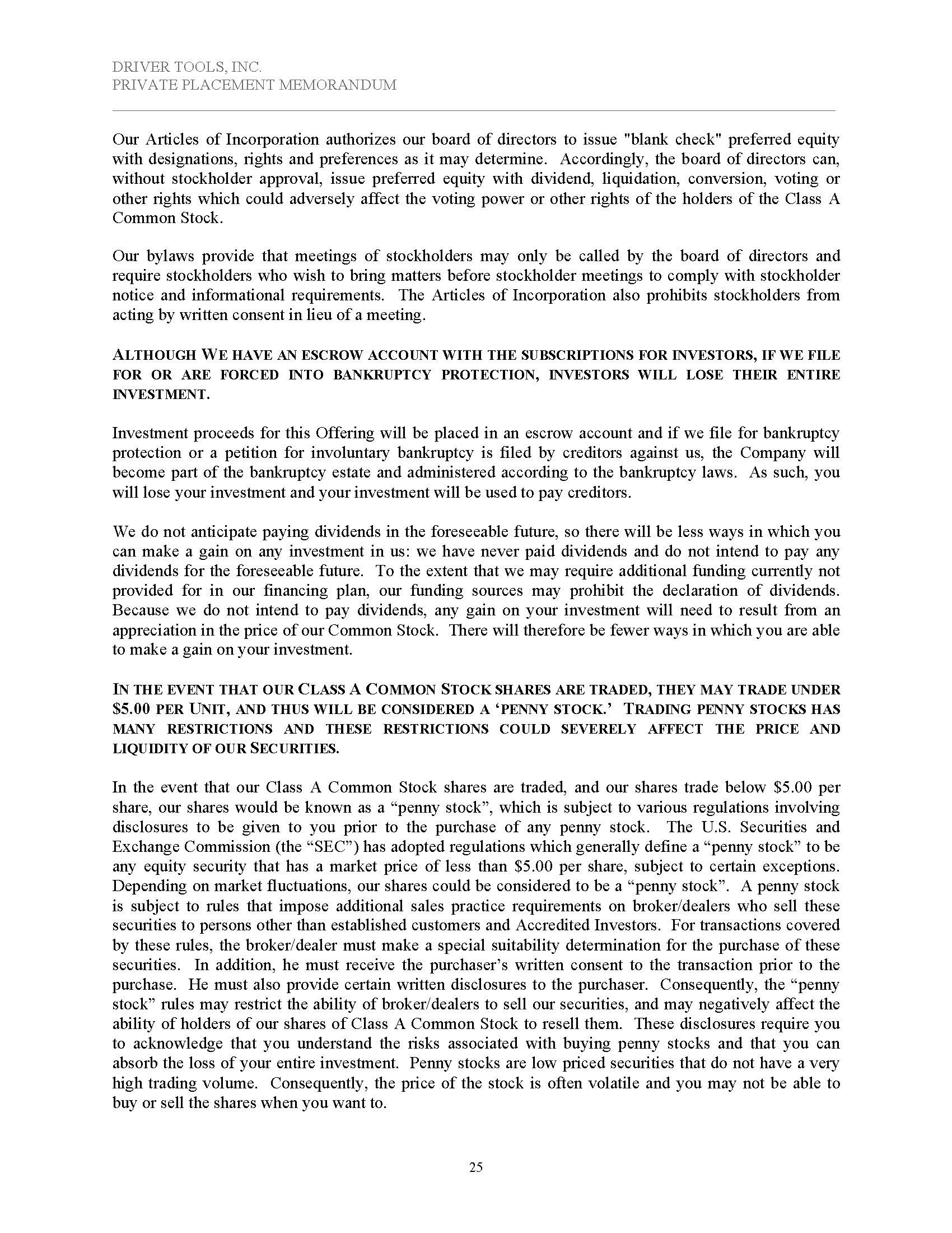 Rule 506(c) Corporate Hedge Fund