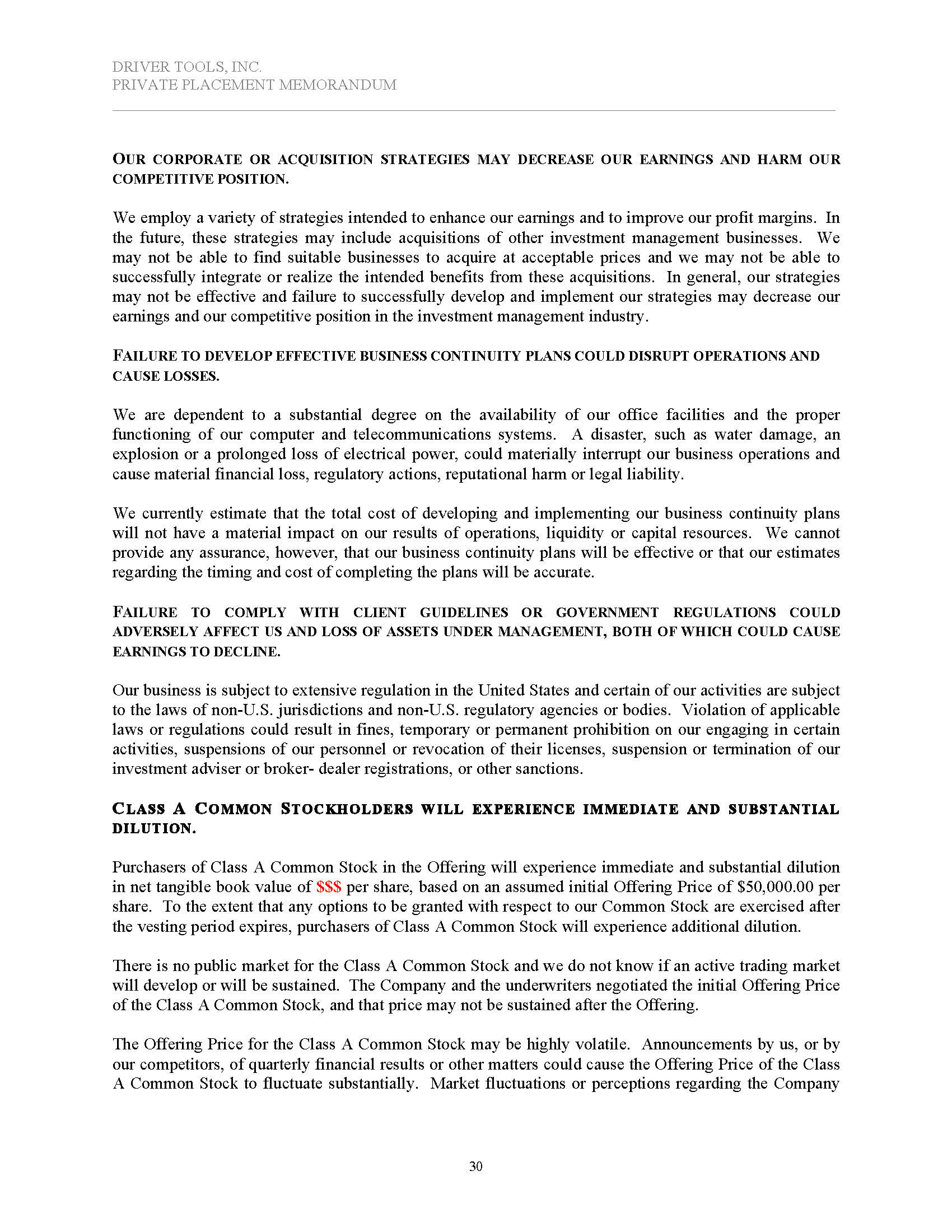 Rule 506(c) Corporate Hedge Fund
