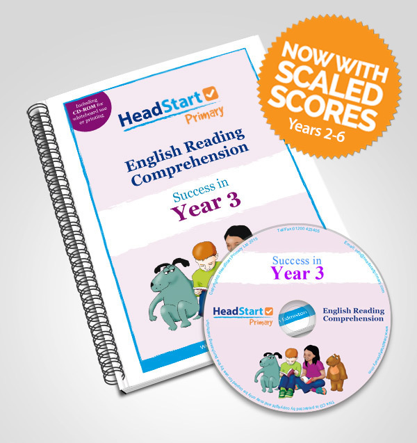 Year 3 english reading comprehension tests now with scaled scores 