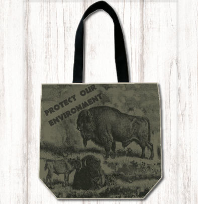 Protect Our Environment Bison Tote Protect Our Environment Bison Tote