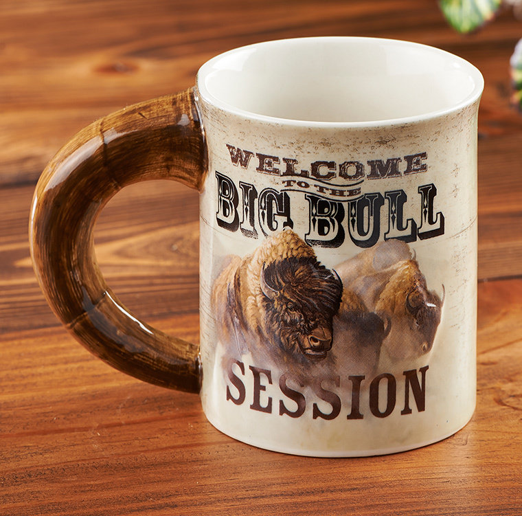 Big Bull Session Bison Sculpted Mug Big Bull Session Bison Sculpted Mug