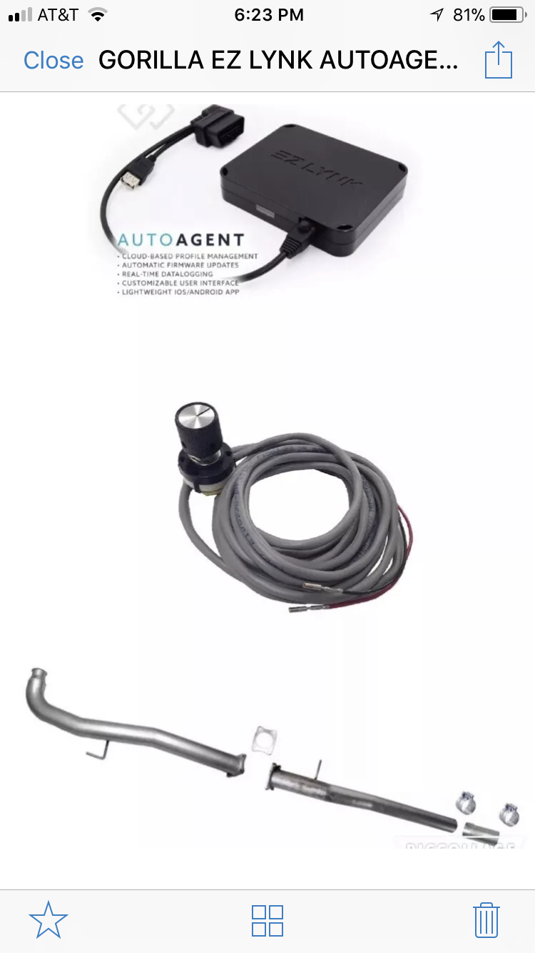GORILLA EZ LYNK AUTOAGENT WITH SWITCH 13-19 DODGE 6.7 DIESEL DPF EGR DEF DELETE dodge ez lynk w/ switch & 868nb