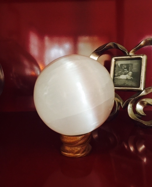 Selenite Sphere - Large 00034