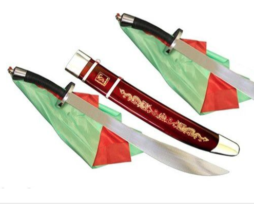 Sables Dobles de Wushu con funda flexibles 00015