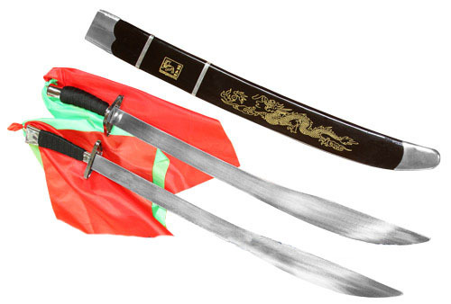 Sables Dobles Rigidos de Kung Fu Wu Shu 00041