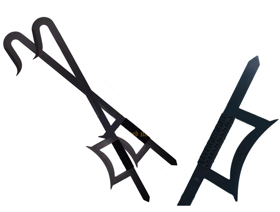Ganchos de Tigre en Acero Inoxidable NEGRO 440 Steel 00137
