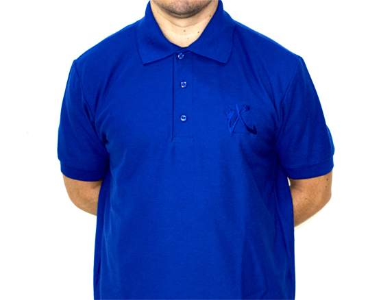 Playera Polo Azul