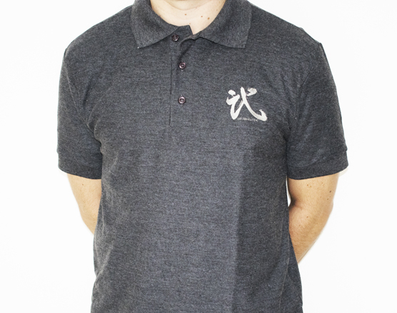 Playera Polo Gris