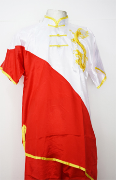 Uniforme de Wushu Chang Chuan Rojo/Blanco 00189