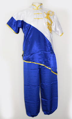 Uniforme de Wushu Chang Chuan Azul/Blanco