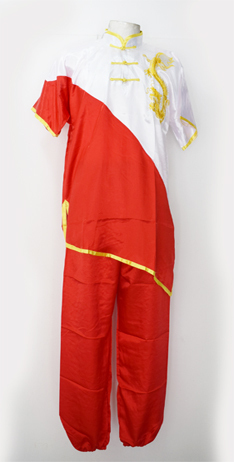 Uniforme de Wushu Chang Chuan Rojo/Blanco